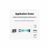 Кабель для передачі даних SATA 3.0 7pin F/F 0.5m L Blue Vention (KDDSD) - Image 4