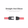 Кабель для передачі даних SATA 3.0 7pin F/F 0.5m L Red Vention (KDDRD) - Image 5