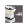 Клавіатура Aula F75 Gasket Greywood V3 switch Hot-Swap PBT Wireless/Bluetooth/USB Black (6948391208626) - Image 7