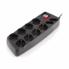 Мережевий фільтр живлення REAL-EL REAL-EL RS-10 Protect, 1.8m, black (EL122300038) - Image 2