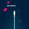 Дата кабель USB-C to USB-C 2.0m CC60SC 60W White Canyon (CNS-CC60SC20W) - Image 8