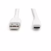 Дата кабель USB 2.0 AM to USB-C 2.0m 60W white Digitus (AK-300340-020-W) - Image 5