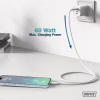 Дата кабель USB 2.0 AM to USB-C 2.0m 60W white Digitus (AK-300340-020-W) - Image 7
