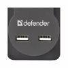 Мережевий фільтр живлення Defender DFS 751, 1.8m, 5роз., 2xUSB (99751) - Image 3