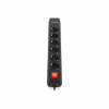 Мережевий фільтр живлення REAL-EL RS-PROTECT 605 3m, black (EL122300041) - Image 4