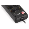 Мережевий фільтр живлення REAL-EL RS-PROTECT 805 1.8m, black (EL122300042) - Image 3