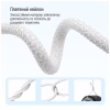 Дата кабель USB-C to USB-C 2.0m (braided cotton) (PD Fast Charging 60W) 3.0А grey ColorWay (CW-CBPDCC068-GR) - Image 11
