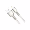 Дата кабель USB 2.0 AM to Lightning 1.0m Cafule Series Metal 2.4A White Baseus (CALJK-A02) - Image 3