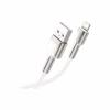 Дата кабель USB 2.0 AM to Lightning 1.0m Cafule Series Metal 2.4A White Baseus (CALJK-A02) - Image 4