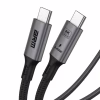 Дата кабель USB-C to USB-C 1.0m USB4 40Gbps 240W 8K60Hz black Armorstandart (ARM81921) - Image 4