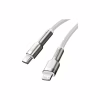 Дата кабель USB-C to Lightning 1.0m Cafule Metal PD 20W white Baseus (CATLJK-A02) - Image 4