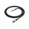 Кабель мультимедийный Lightning to 3.5mm M 1.0m black BOROFONE (6941991108327) - Image 3