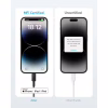 Дата кабель USB-C to Lightning 1.8m nylon 322 black Anker (A81B6G11) - Image 3