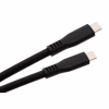 Дата кабель USB-C to USB-C 1.2m UBS3.2 Gen2 10G 100W Chip Silicon Black Vinga (VCPDCCC31012SB) - Image 2