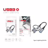 Переходник OTG USB 3.0 AF to USB-C + Micro 5P + Lightning 0.11m 60W XoKo (XK-AC-155) - Image 5
