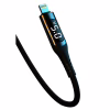 Дата кабель USB 2.0 AM to Lightning 1.0m 2.4A LED black XO (NB162-L-1-BK) - Image 2
