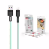 Дата кабель USB 2.0 AM to Micro 5P 1.0m 5A green XO (NB166-M-1-GR) - Image 2