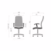 Крісло ігрове Аклас Герць RL Чорний (Чорний оксамит) (00160347) - Image 12