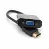 Переходник HDMI M to VGA F 0.1m 4K/2K black Voltronic (YT-C-HDMI(M)/VGA(F)-B) - Image 2