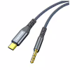 Кабель мультимедийный USB-C to 3.5mm M 1.2m gray ColorWay (CW-CBPDJ071-G) - Image 3