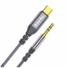 Кабель мультимедийный USB-C to 3.5mm M 1.2m gray ColorWay (CW-CBPDJ071-G) - Image 4