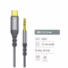 Кабель мультимедійний USB-C to 3.5mm M 1.2m gray ColorWay (CW-CBPDJ071-G) - Image 5