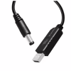 Кабель питания USB to DC 5.5x2.5mm 12V 1.0m black ColorWay (CW-CBUD067-BK) - Image 6