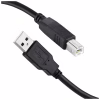 Кабель для принтера USB 2.0 AM/BM 3.0m black ColorWay (CW-CBUB073-BK) - Image 2