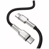 Дата кабель USB-C to USB-C 1.0m 100W metal black Baseus (CATJK-C01) - Image 2