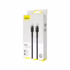 Дата кабель USB-C to USB-C 2.0m 100W 5A black-grey Baseus (CATKLF-ALG1) - Image 5