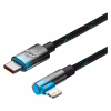 Дата кабель USB-C to Lightning 1.0m 20W 90° corner black/blue Baseus (CAVP000221) - Image 3