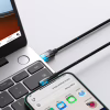 Дата кабель USB-C to Lightning 1.0m 20W 90° corner black/blue Baseus (CAVP000221) - Image 7