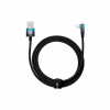 Дата кабель USB 2.0 AM to Lightning 2.0m 2.4A 90° corner black/blue Baseus (CAVP000121) - Image 2