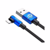 Дата кабель USB 2.0 AM to Lightning 2.0m 1.5A 90° corner blue Baseus (CALMVP-A03) - Image 2