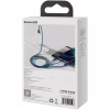 Дата кабель USB 2.0 AM to Lightning + Micro 5P + Type-C 1.5m 3.5A blue Baseus (CAMLTYS-03) - Image 7
