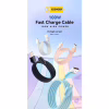 Дата кабель USB 2.0 AM to USB-C 2.0m 100W blue Essager (EXC7A-WLA03-P) - Image 2