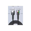 Дата кабель USB 2.0 AM to USB-C 0.5m 3A LED black Essager (EXCT-XCDB01) - Image 9