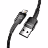 Дата кабель USB 2.0 AM to Lightning 2.0m 2.4A black Essager (EXCL-XCA01) - Image 2