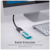 Дата кабель USB 3.0 AM/AF 1.5m Essager (EXCAM-YTA01) - Image 6