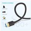 Дата кабель USB 3.0 AM/AM 1.0m US128 black Ugreen (10370) - Image 3