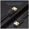 Дата кабель USB 3.0 AM/AM 1.0m US128 black Ugreen (10370) - Image 5