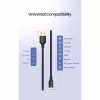 Дата кабель USB 2.0 AM to Mini 5P 2.0m US132 black Ugreen (30472) - Image 5