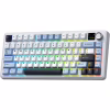 Клавиатура Aula F75 MAX Wireless/Bluetooth UA White/Blue (6978080501158) - Image 4
