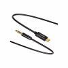Кабель мультимедийный USB-C to 3.5mm M 1.2m black Baseus (CAM01-01) - Image 2