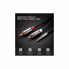 Кабель мультимедийный 3.5mm M to 2xRCA M 2.0m AV116 black Ugreen (10584) - Image 2