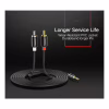 Кабель мультимедийный 3.5mm M to 2xRCA M 5.0m AV116 black Ugreen (10591) - Image 12