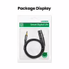 Кабель мультимедійний 3.5mm M to XLR F 2.0m AV182 black Ugreen (20244) - Image 12