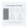 Кабель мультимедийный HDMI M to HDMI M 1.5m HD104 black Ugreen (60820) - Image 4