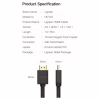 Кабель мультимедійний HDMI M to HDMI M 1.5m HD104 black Ugreen (60820) - Image 5