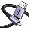 Кабель мультимедійний HDMI M to HDMI micro M 2.0m V2.1 8K60Hz HD164 black Ugreen (15517) - Image 2